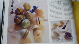 Martha's directions for making Easter eggs | https://juliesaffrin.com