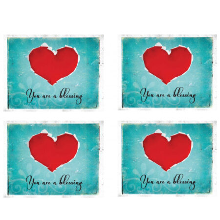 FREE Downloadable "You're a Blessing" Postcards