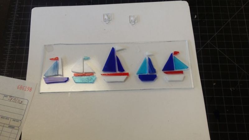 Julie's project: Five sailboats