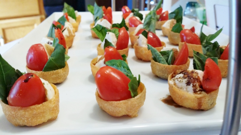 Caprese Salad in a Cup closeup for web