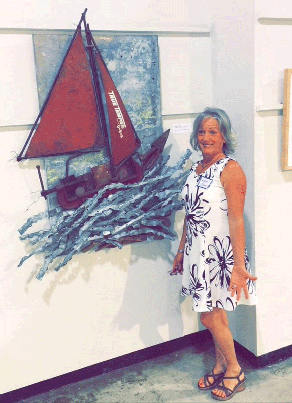 Karen O'Kane's exhibit, Ship to Sea