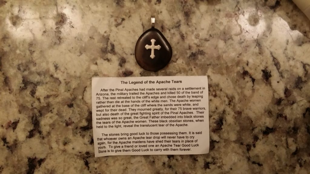 The legend of the Apache Tears | https://juliesaffrin.com