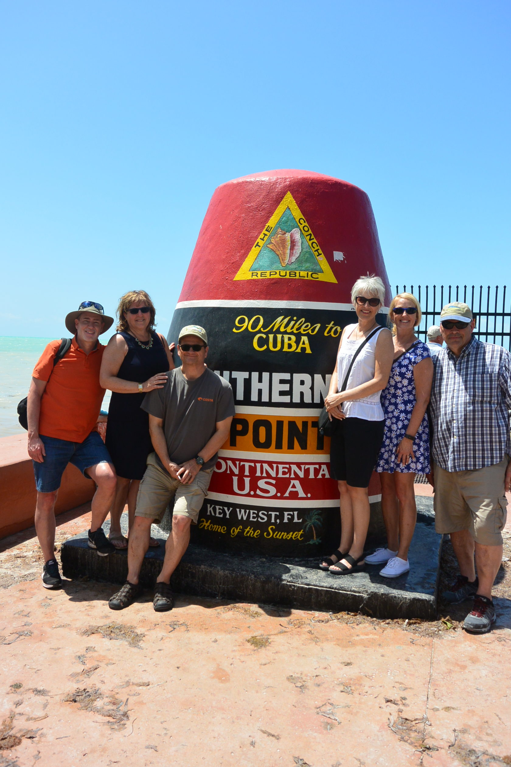 The gang from Minnesota, Kris Mestad, Yours Truly, rick Saffrin, Sue Mestad, Peggy and Randy Hamann