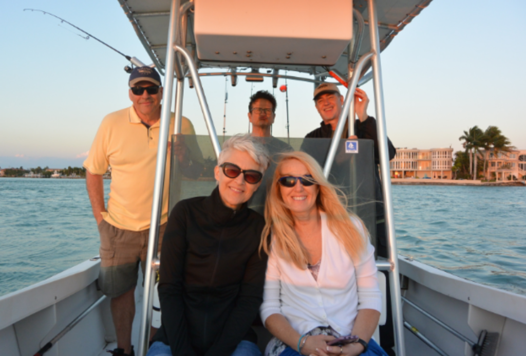 Trip to Florida Keys with friends (left to right: Randy, Sue, hubby Rick, Peggy and Kris