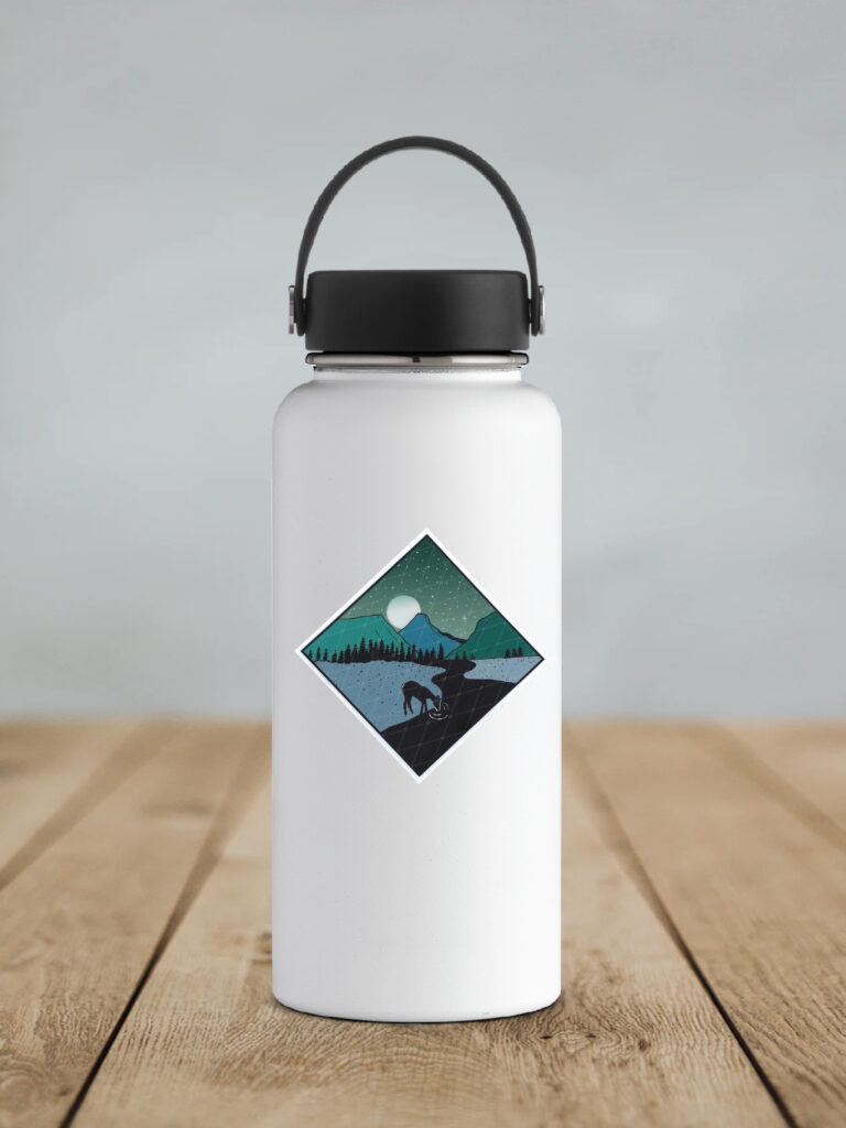 Diamond Deer Water Bottle copy