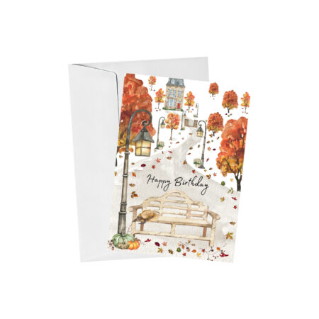 Fall/Autumn Birthday Card