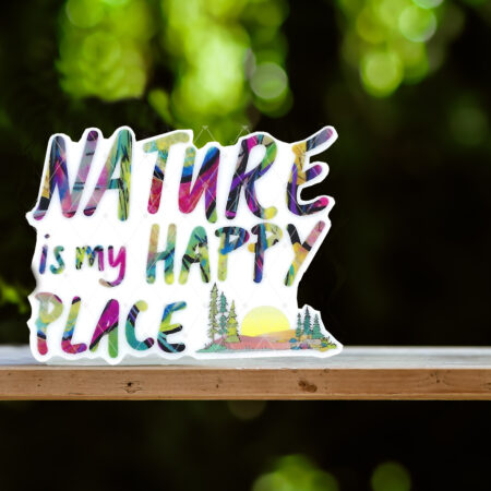 Nature is My Happy Place Sticker