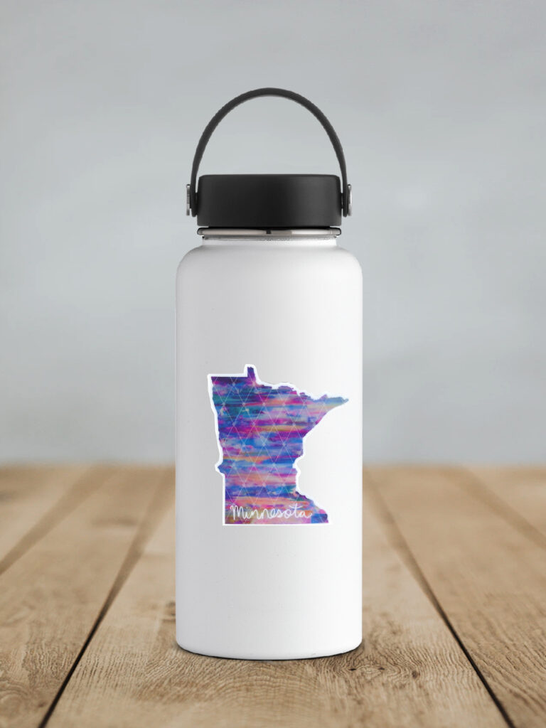 State of Minnesota Water Bottle