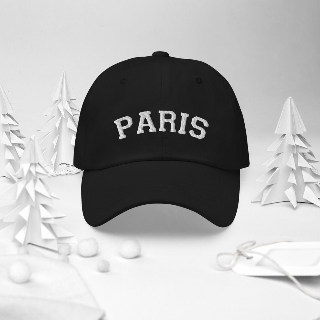 Paris Hat in Christmas Setting
