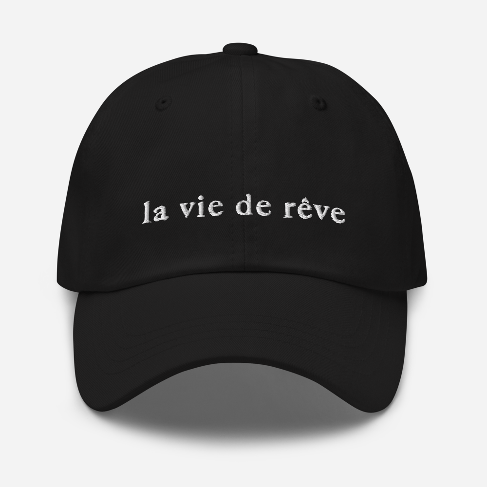 French Hat La Vie De Rêve Baseball Hat Living the Dream, Free Shipping, Birthday Gift, Gift for Her