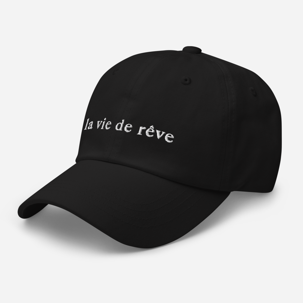 French Hat La Vie De Rêve Baseball Hat Living the Dream, Free Shipping, Birthday Gift, Gift for Her