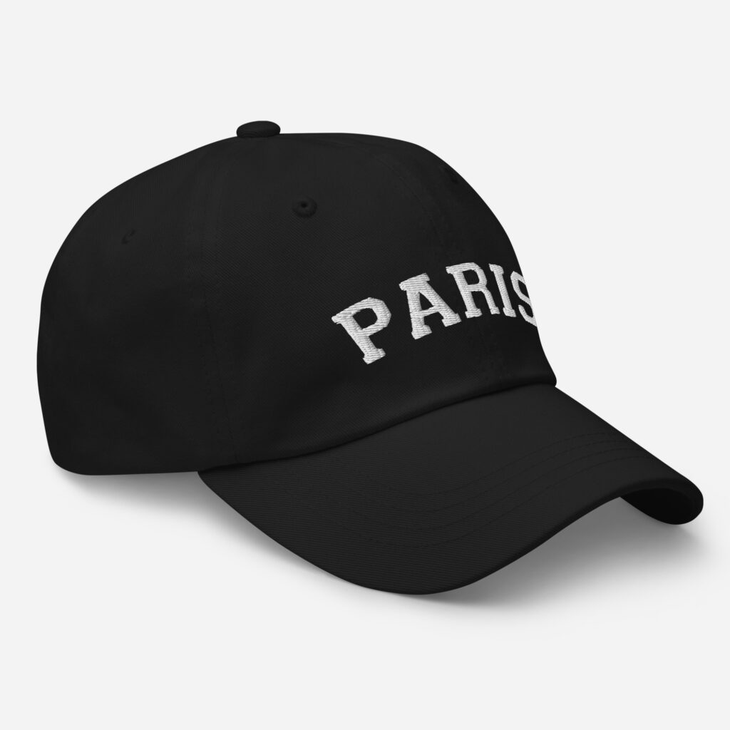 Paris hat facing right