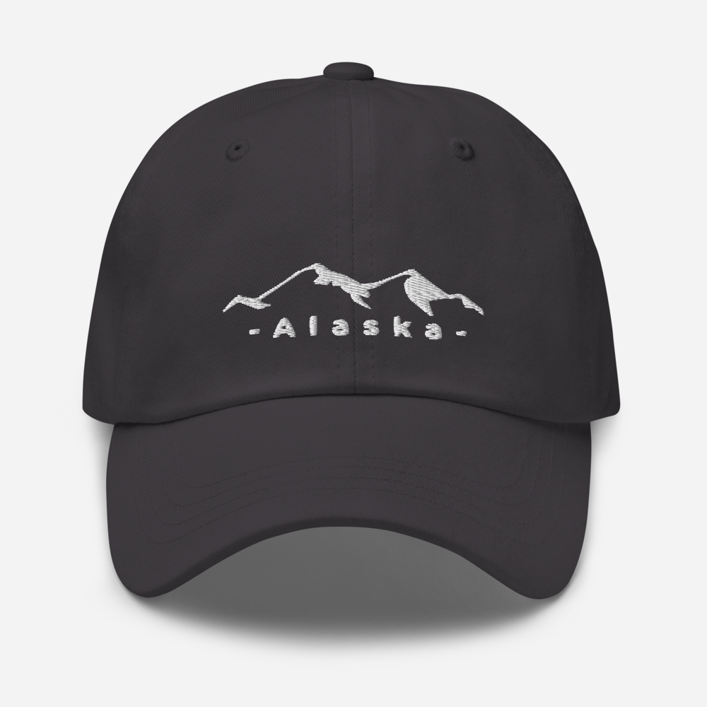 Alaska Hat in Dark Grey Upper and Lower case letters