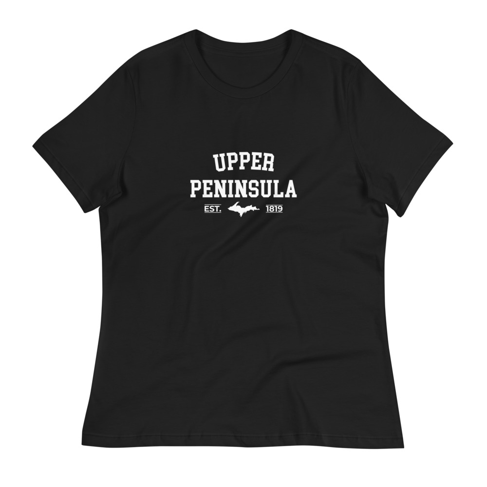 Upper Peninsula Tee Shirt in Black