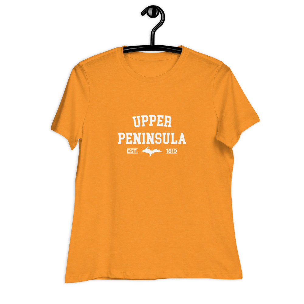 Upper Peninsula Tee Shirt in Marmalade