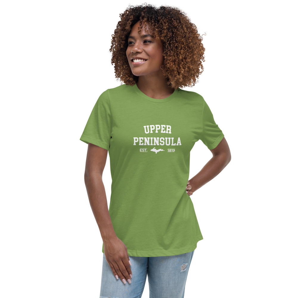 Upper Peninsula Tee shirt in Leaf color